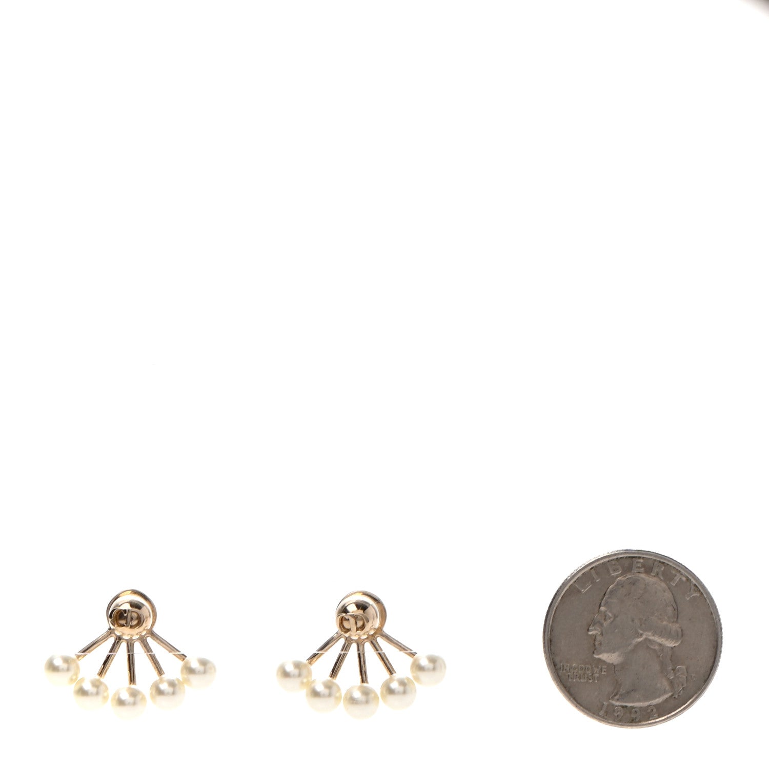 Christian Dior Pearl La Peite Tribale Earrings 2 of 4