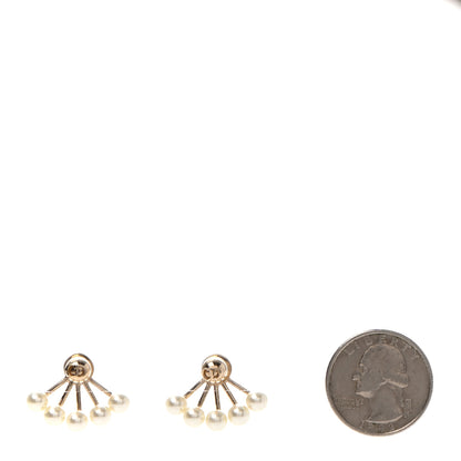 Christian Dior Pearl La Peite Tribale Earrings 2 of 4