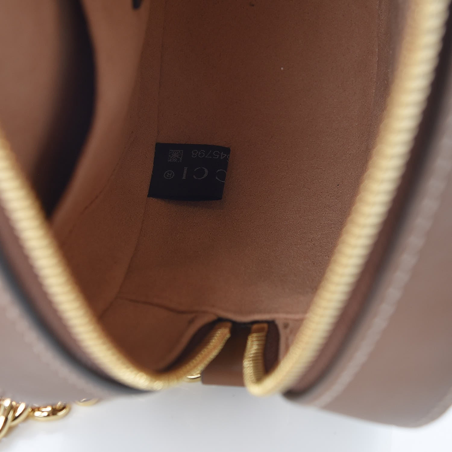 Gucci GG Supreme Monogram Blind For Love Embroidered Mini Chain Shoulder Bag Beige Tuscany 8 of 12