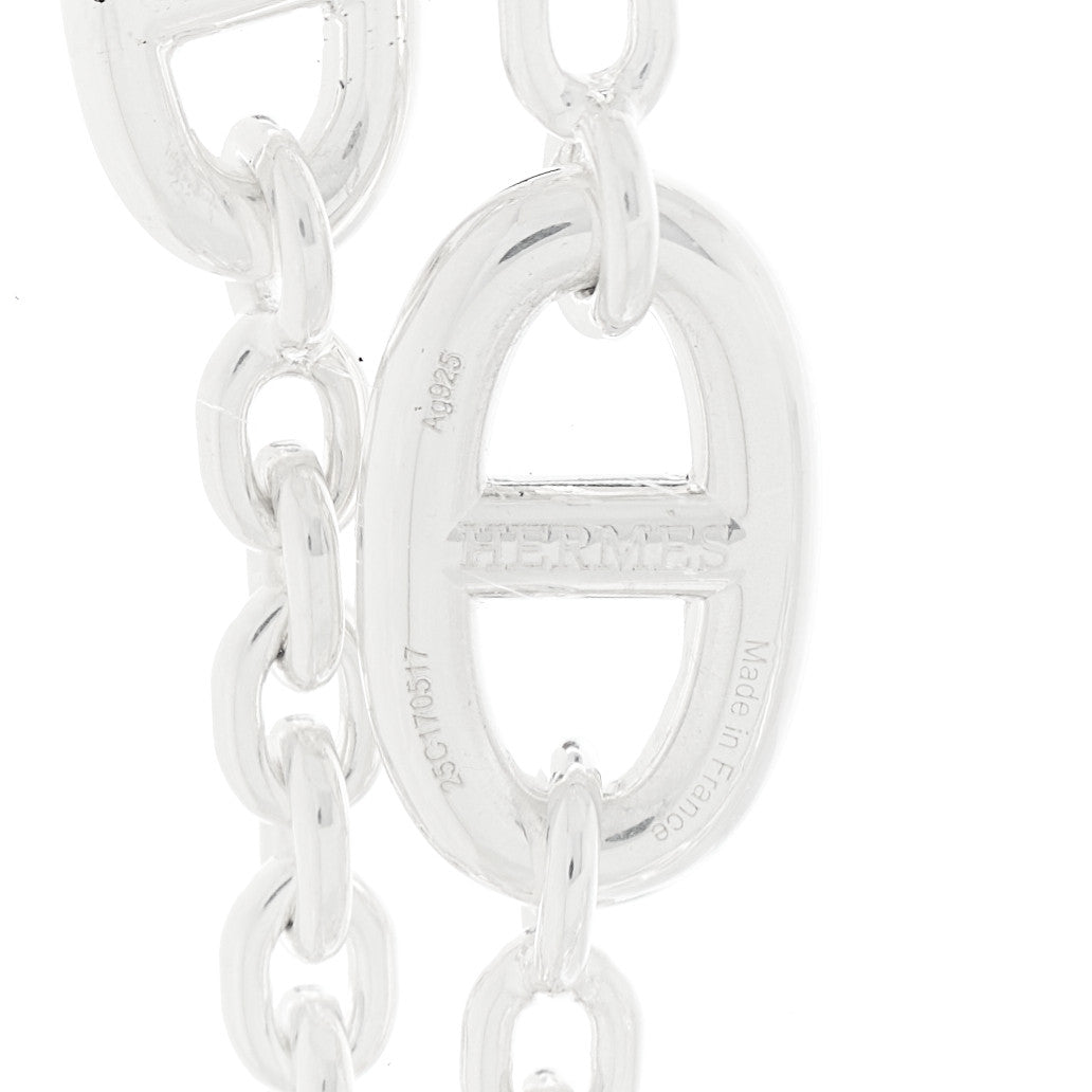 Hermes Sterling Silver Farandole Necklace 120 4 of 6