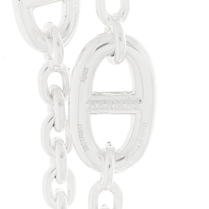 Hermes Sterling Silver Farandole Necklace 120 4 of 6