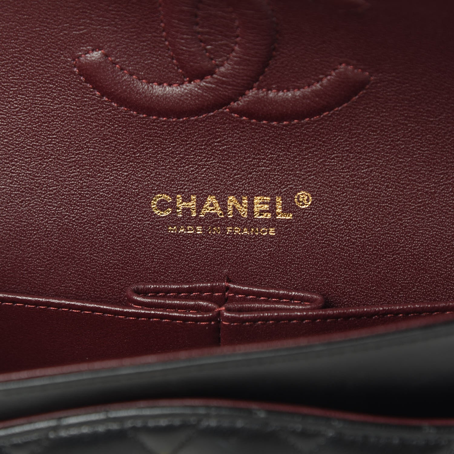 Chanel Lambskin Quilted Medium Double Flap Black 6 of 14