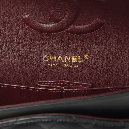 Chanel Lambskin Quilted Medium Double Flap Black 6 of 14