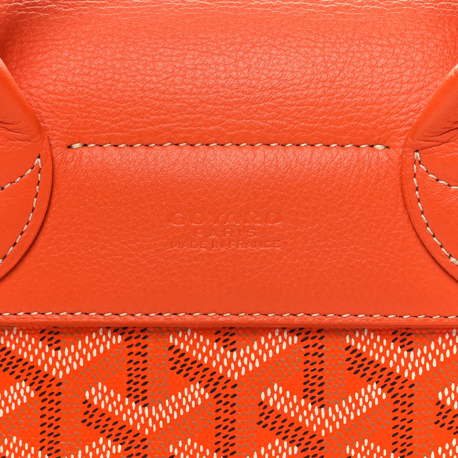 Goyard Goyardine Calfskin Mini Alpin Backpack Orange 6 of 11