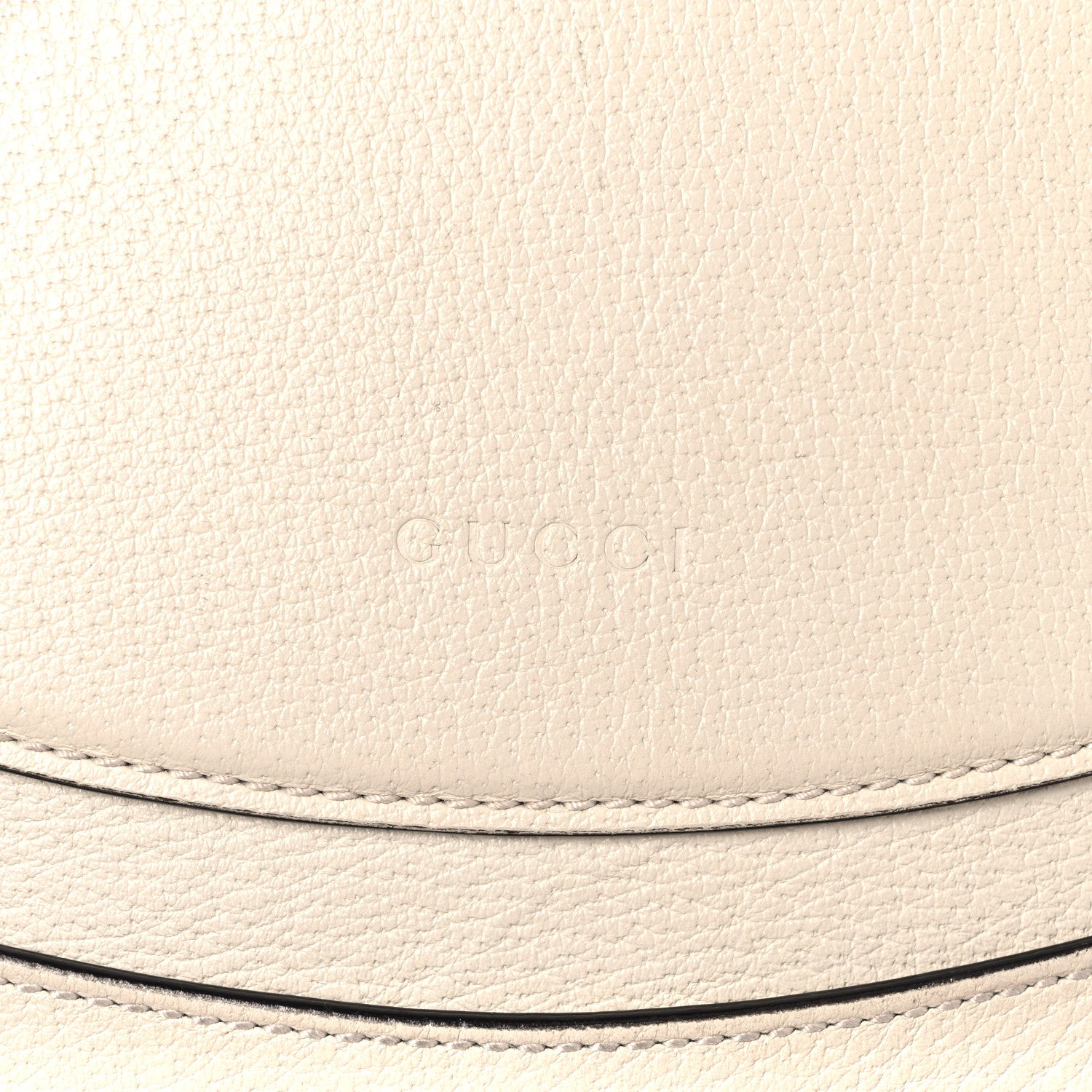 Gucci Grained Calfskin Web Stripe Butterfly Medium Totem Top Handle Bag White 12 of 12