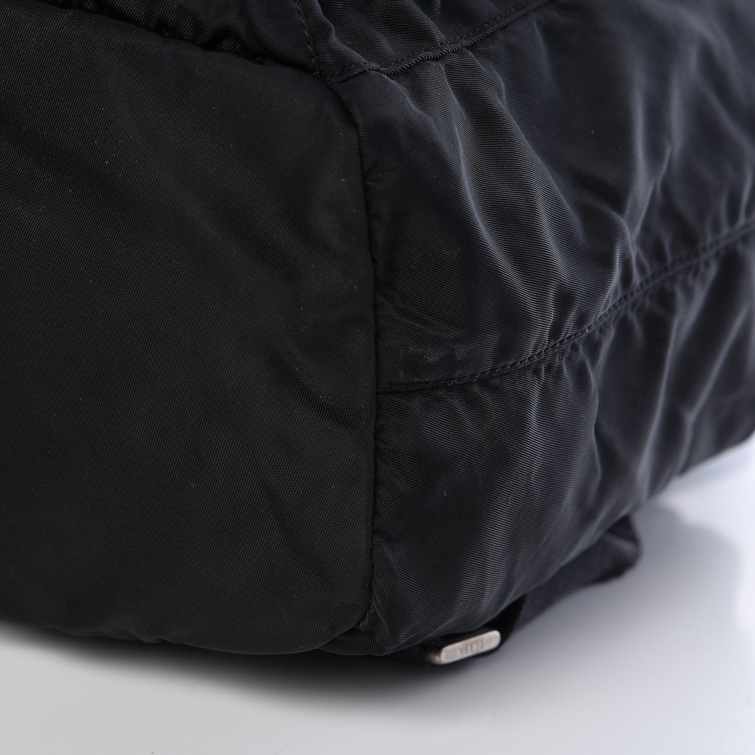Prada Nylon Vela Medium Backpack Black 10 of 11
