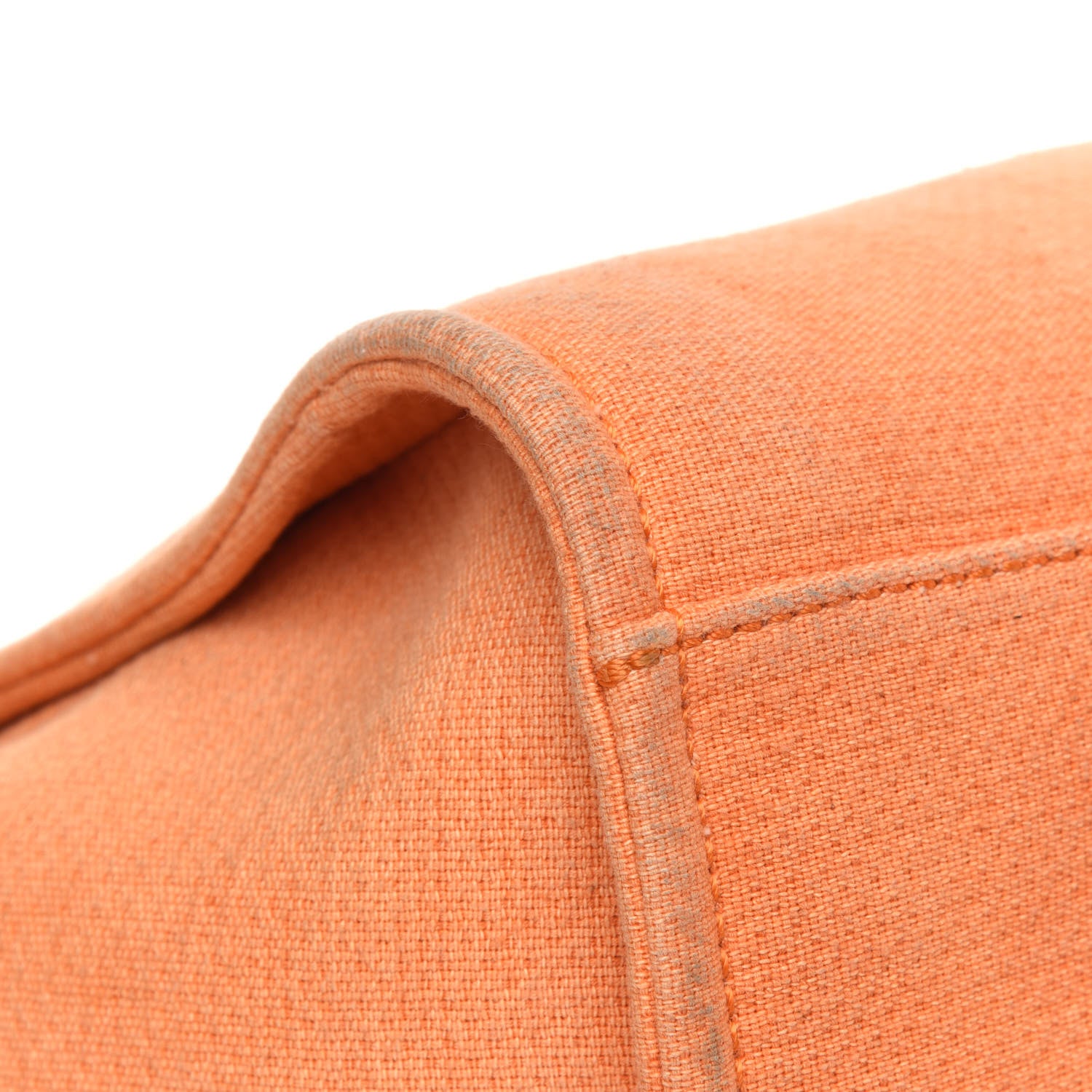 Chanel Canvas Medium Deauville Tote Orange 9 of 16