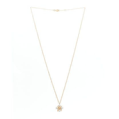 Tiffany 18K Rose Gold Platinum Diamond Schlumberger Lynn Pendant Necklace 3 of 5
