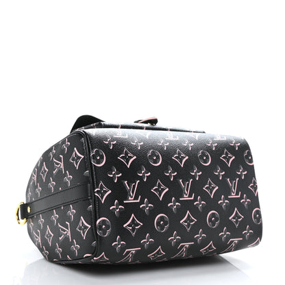 Louis Vuitton Monogram Fall for You Speedy Bandouliere 25 Black 4 of 8