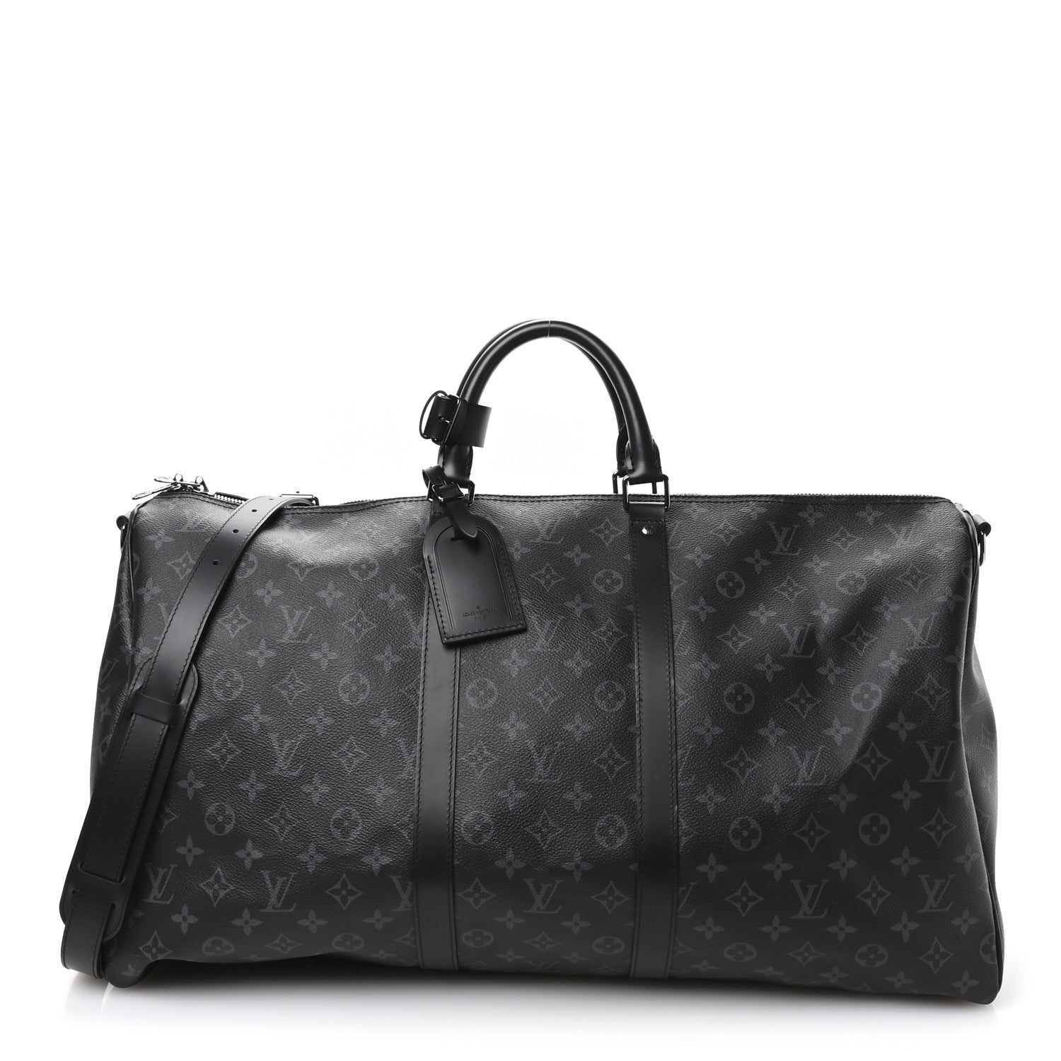 Louis Vuitton Monogram Eclipse Keepall Bandouliere 55 1 of 11