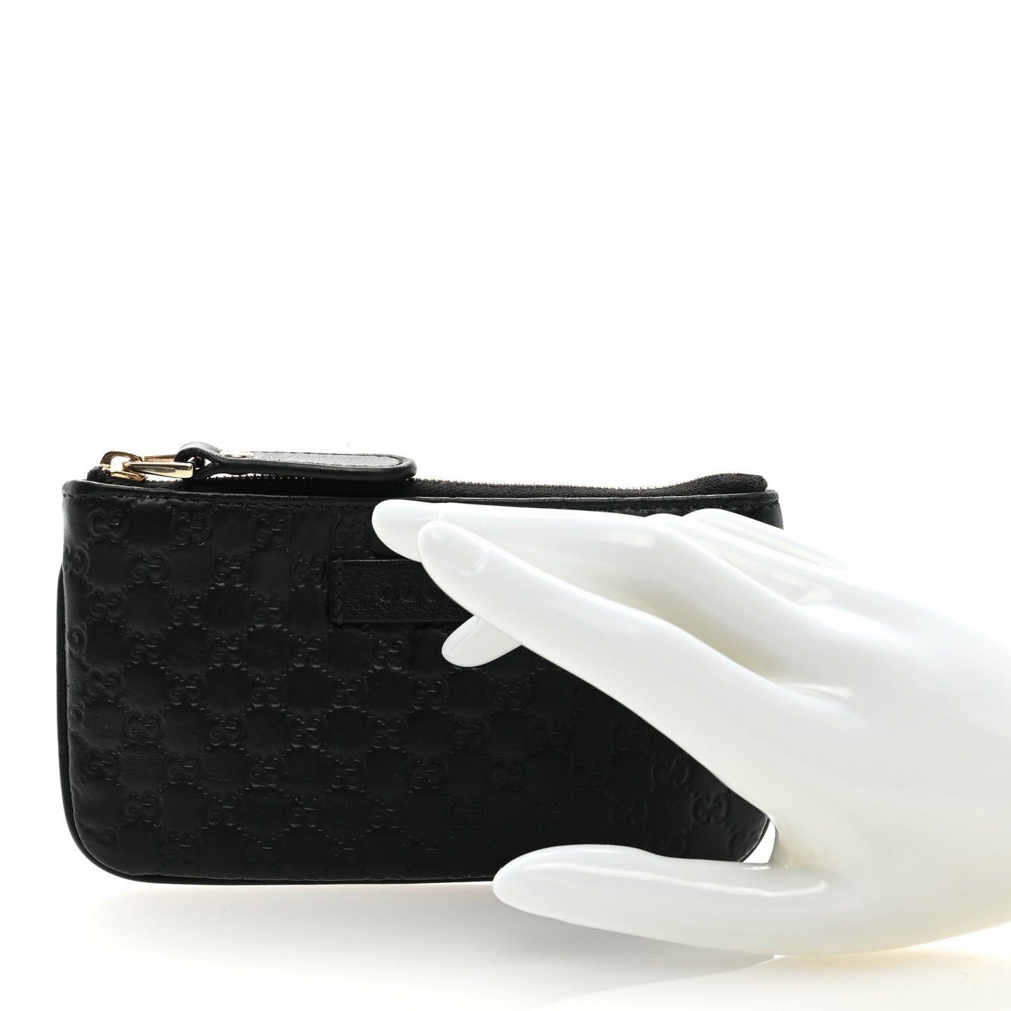 Microguccissima Key Ring Coin Case Black