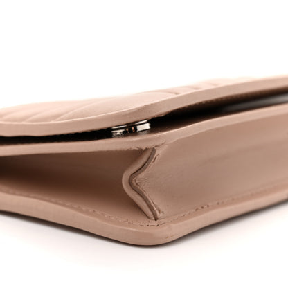Prada Soft Calfskin Impunture Diagramme Chain Wallet Cipria 8 of 14