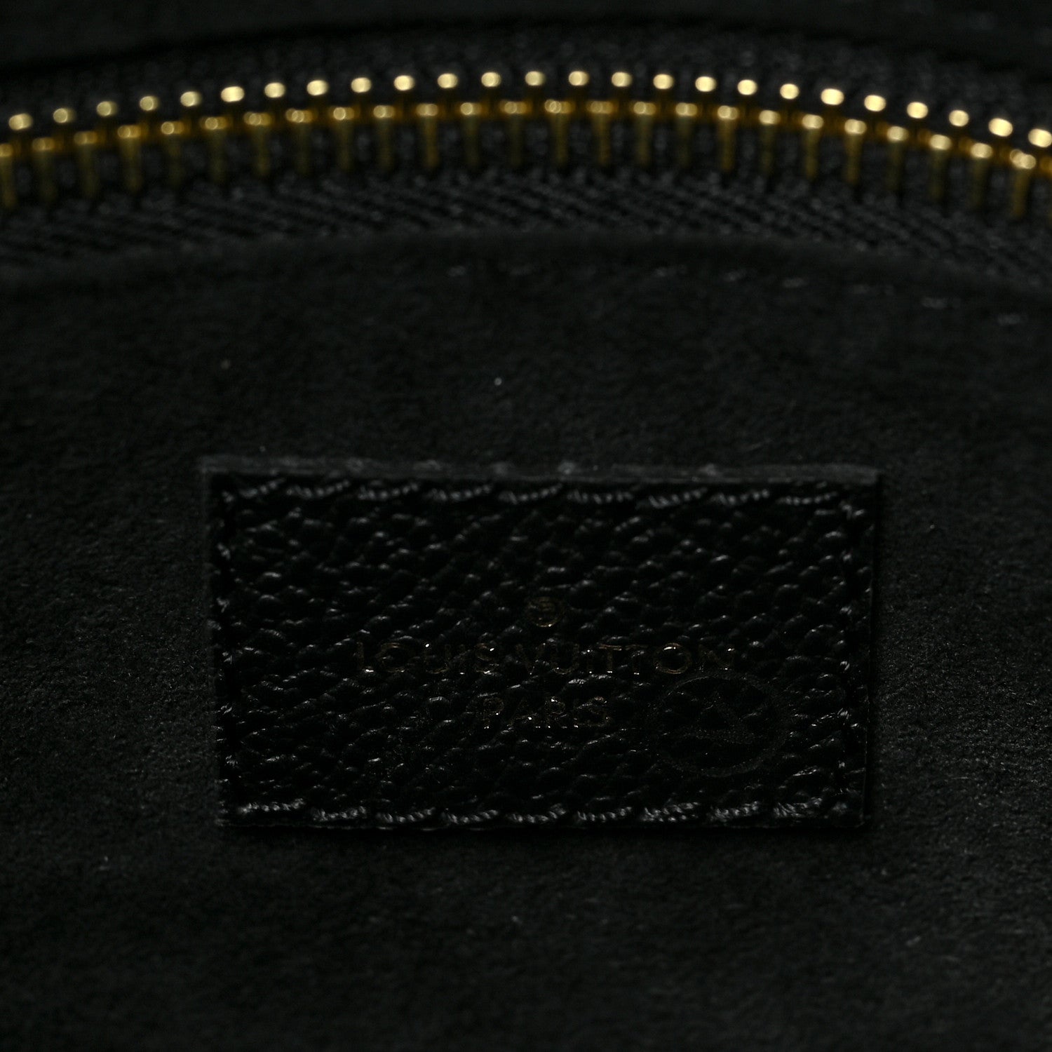 Louis Vuitton Empreinte Monogram Giant Neverfull MM Black Beige 6 of 8