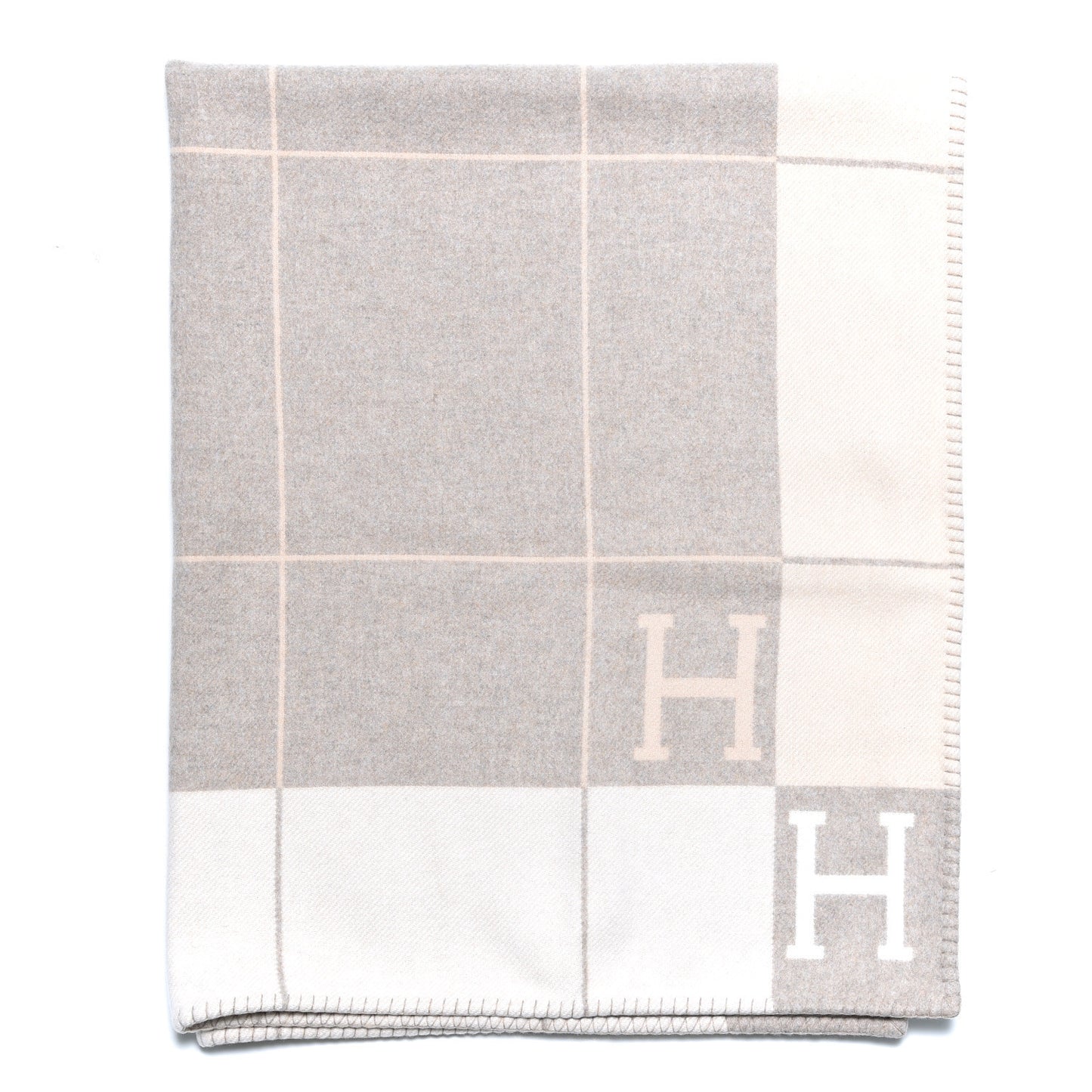 Wool Cashmere Avalon III Blanket Coco Camomille