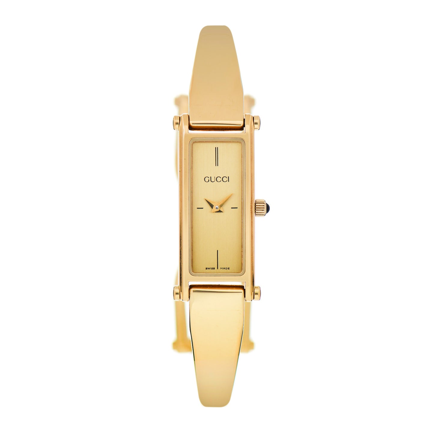 Stainless Steel 12mm 1500L Horsebit Quartz Watch Gold