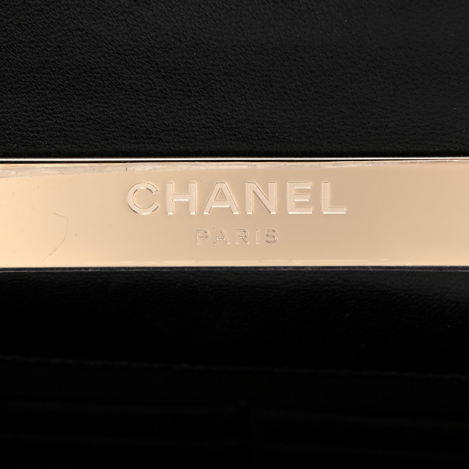 Chanel Lambskin Quilted Top Handle Wallet On Chain WOC Black 6 of 11