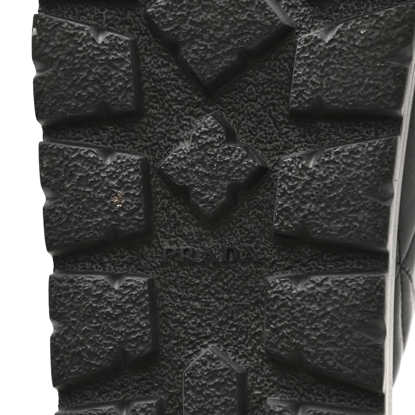 Nappa Quilted Padded Logo Platform Slide Sandals 38 Black