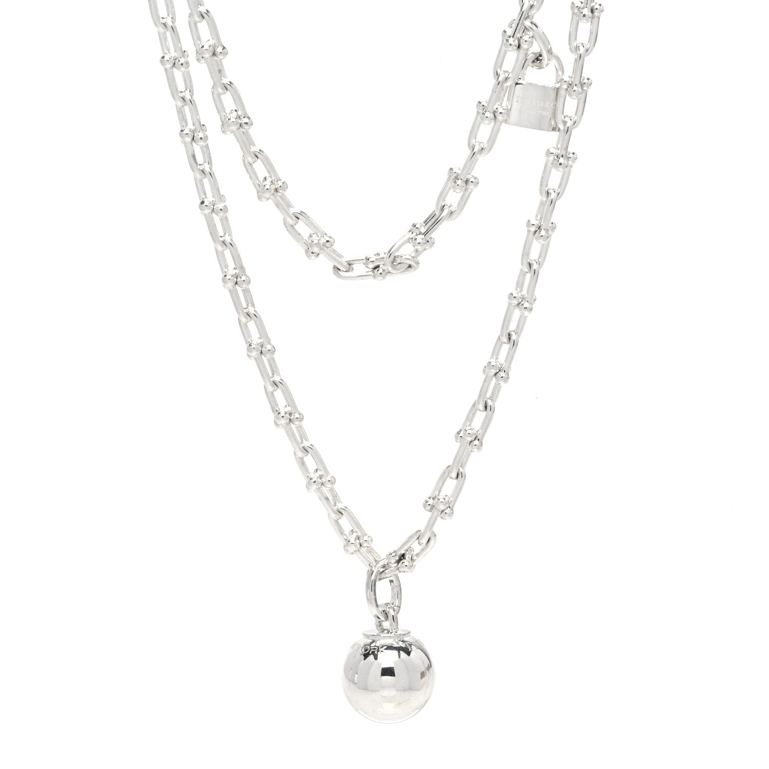 Tiffany Sterling Silver HardWear Wrap Necklace 1 of 6