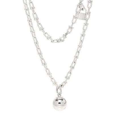 Tiffany Sterling Silver HardWear Wrap Necklace 1 of 6