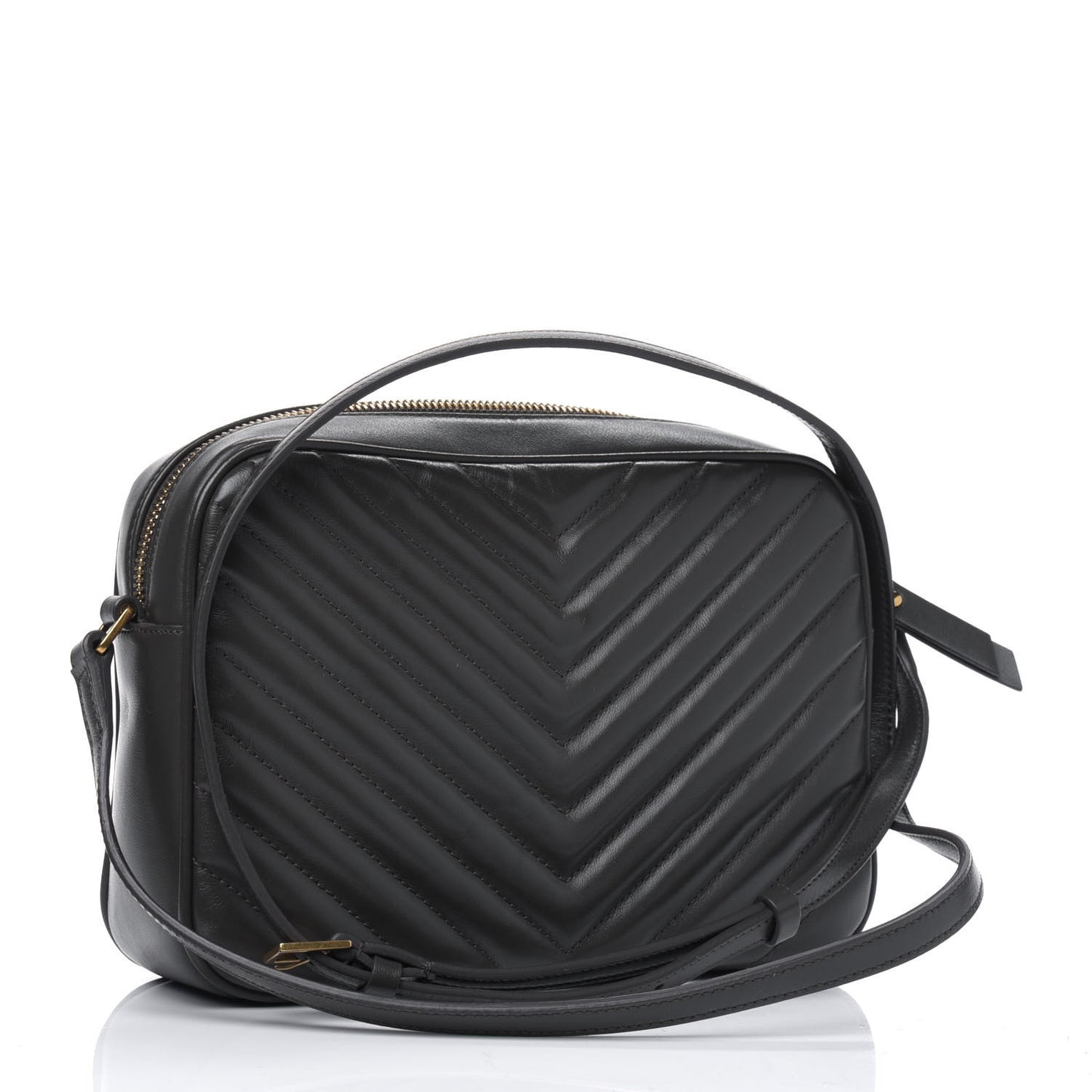 Calfskin Matelasse Monogram Lou Camera Bag Dark Smog