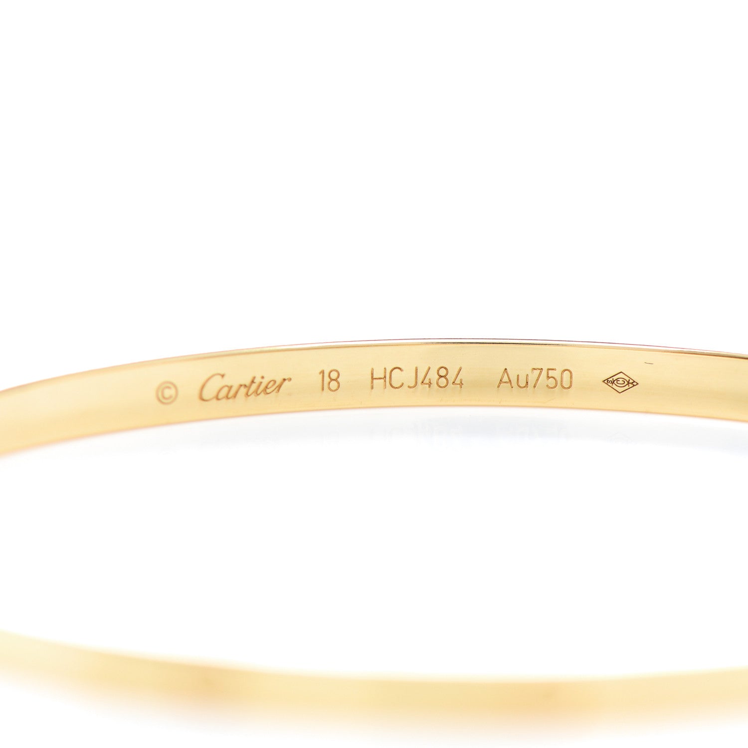 Cartier 18K Yellow Gold Small LOVE Bracelet 18 4 of 4