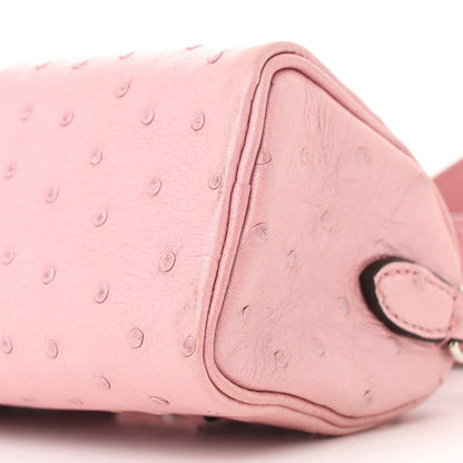 Louis Vuitton Ostrich Nano Speedy Bandouliere Pink 9 of 11