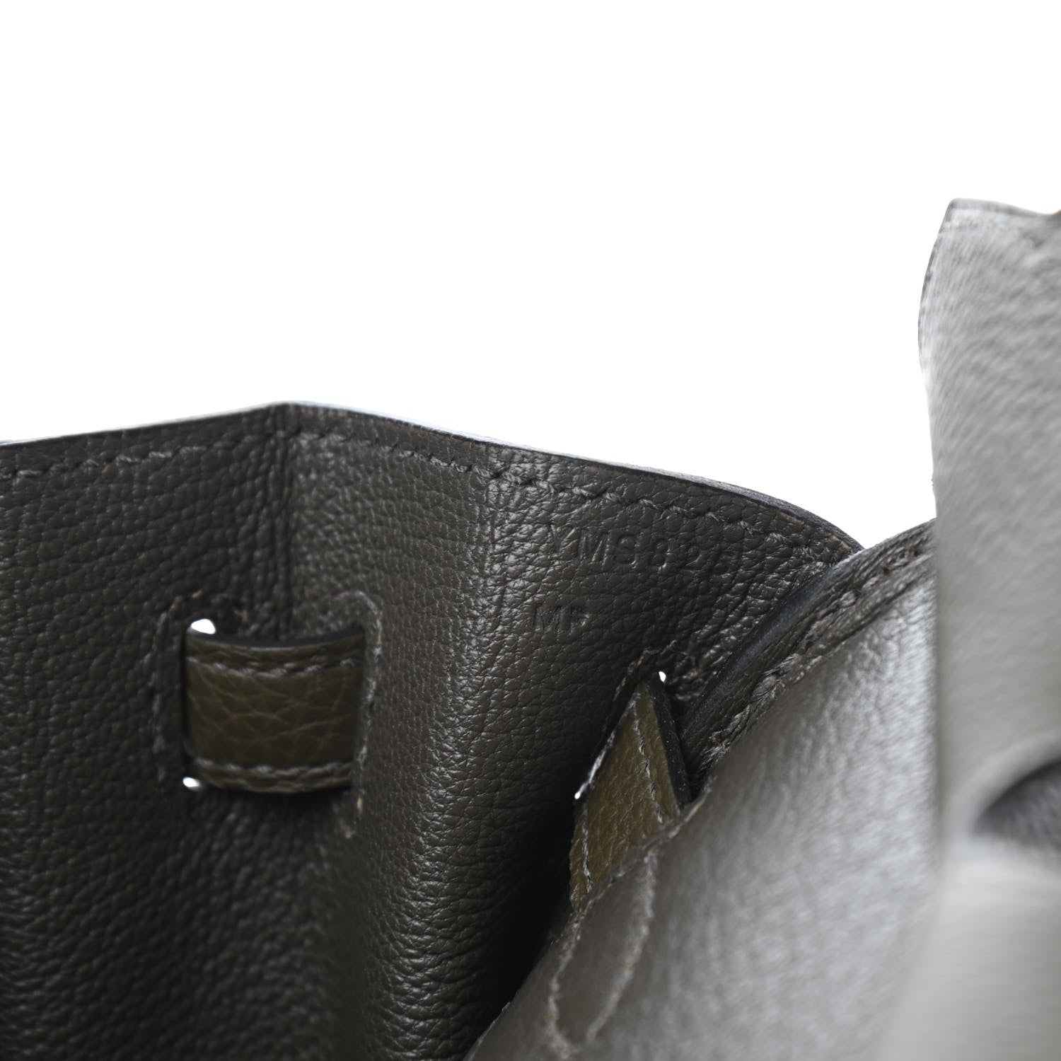 Hermes Togo Birkin 25 Vert De Gris 7 of 10