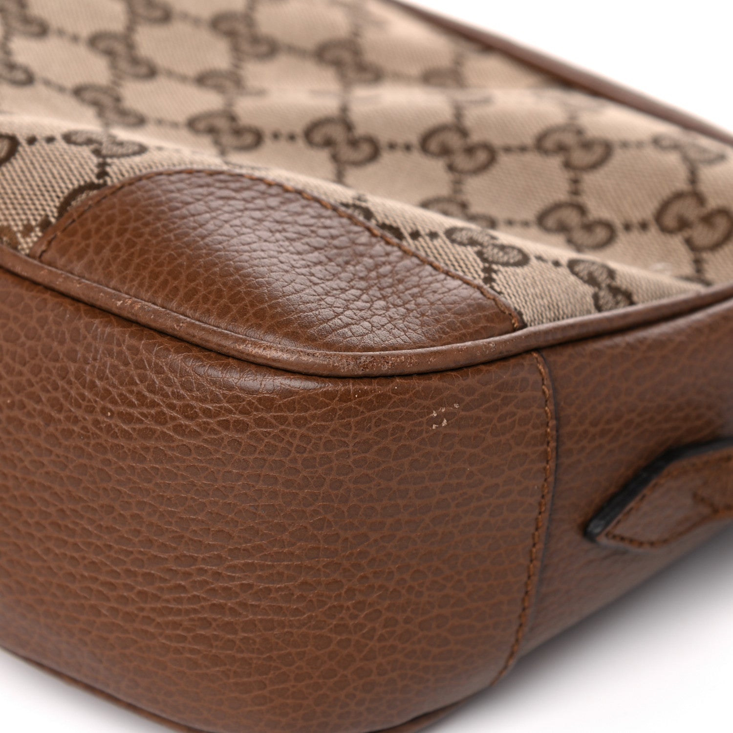 Gucci Monogram Mini Bree Messenger Bag Beige Tabacco 12 of 24
