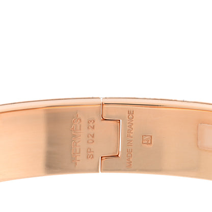 Hermes Enamel Narrow Clic Clac H Bracelet GM Gris 4 of 5