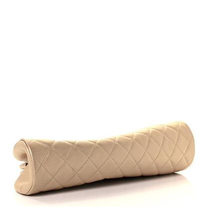 Chanel Metallic Lambskin Quilted Timeless Clutch Gold 4 of 9