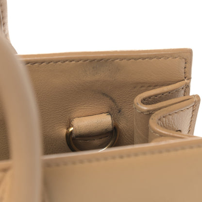 Saint Laurent Calfskin Nano Sac De Jour Dark Beige 11 of 11