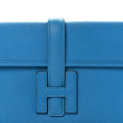 Hermes Evercolor Jige Elan 29 Clutch Bleu Frida 8 of 8