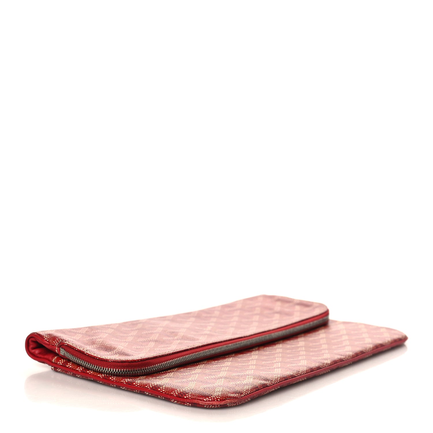 Goyard Goyardine Sainte Marie Soft Clutch Red 4 of 6