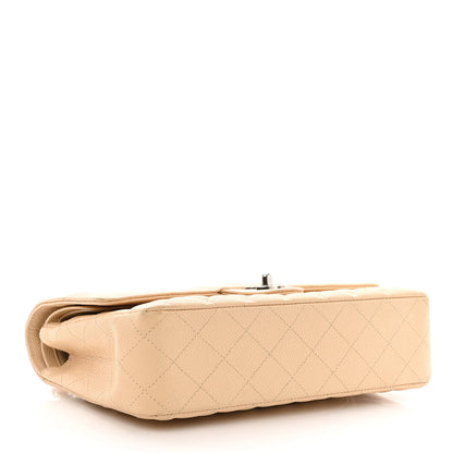 Chanel Caviar Quilted Medium Double Flap Beige Clair 4 of 13