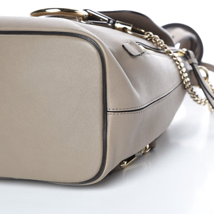 Chloe Suede Calfskin Small Faye Backpack Motty Grey 10 of 10