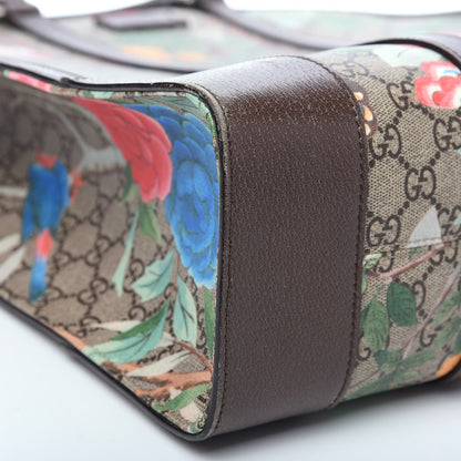 Gucci GG Supreme Monogram Tian Web Vertical Tote Beige Multicolor New Acero 7 of 14