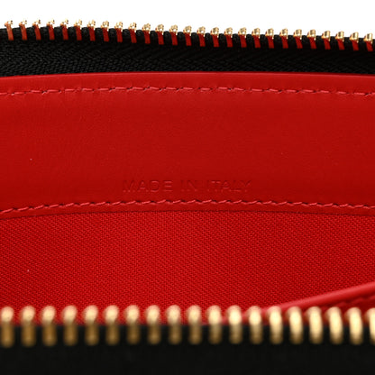 Christian Louboutin Calfskin Empire Leopard Panettone Zip Around Wallet Brown 7 of 10