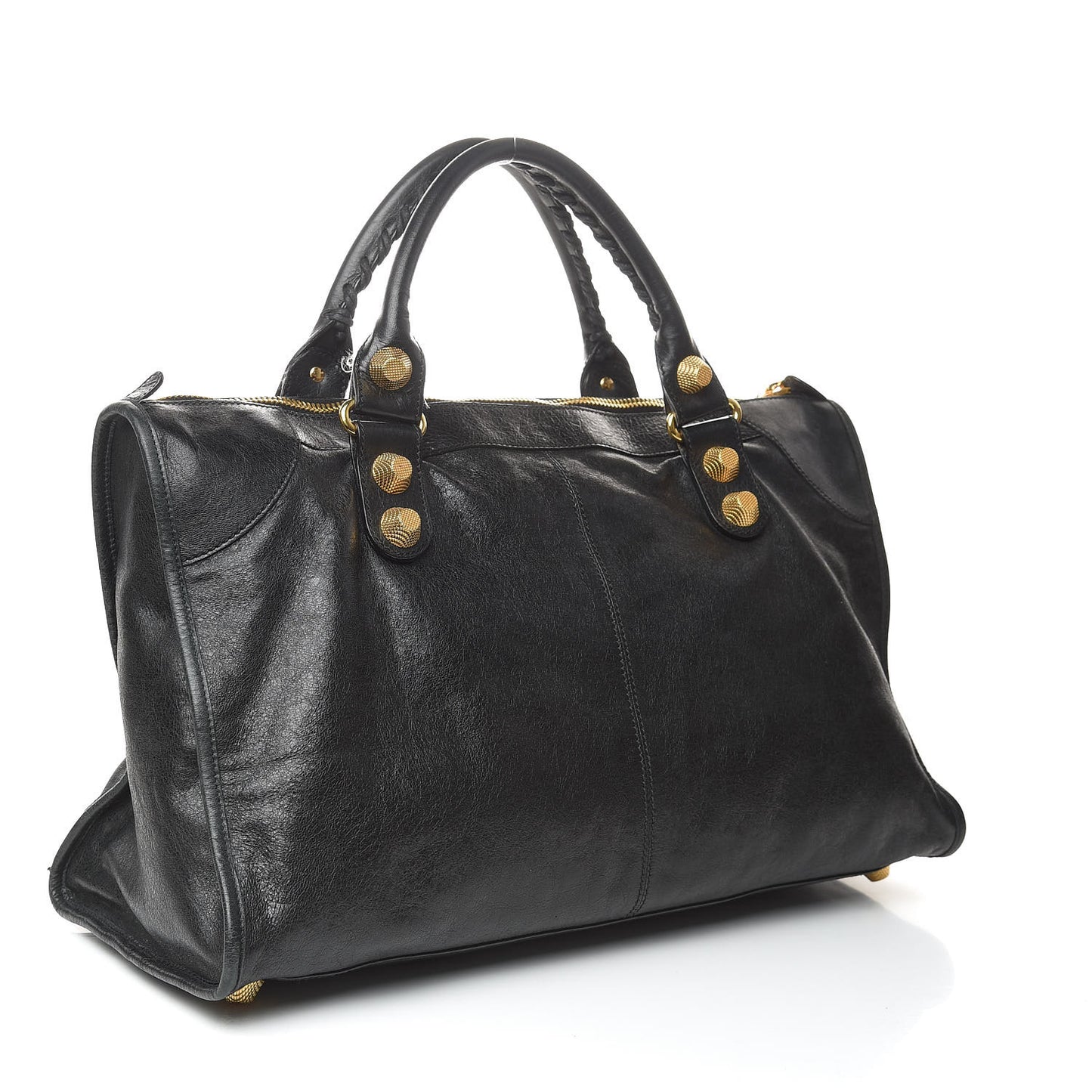Agneau Giant 21 Gold Hardware Work Black