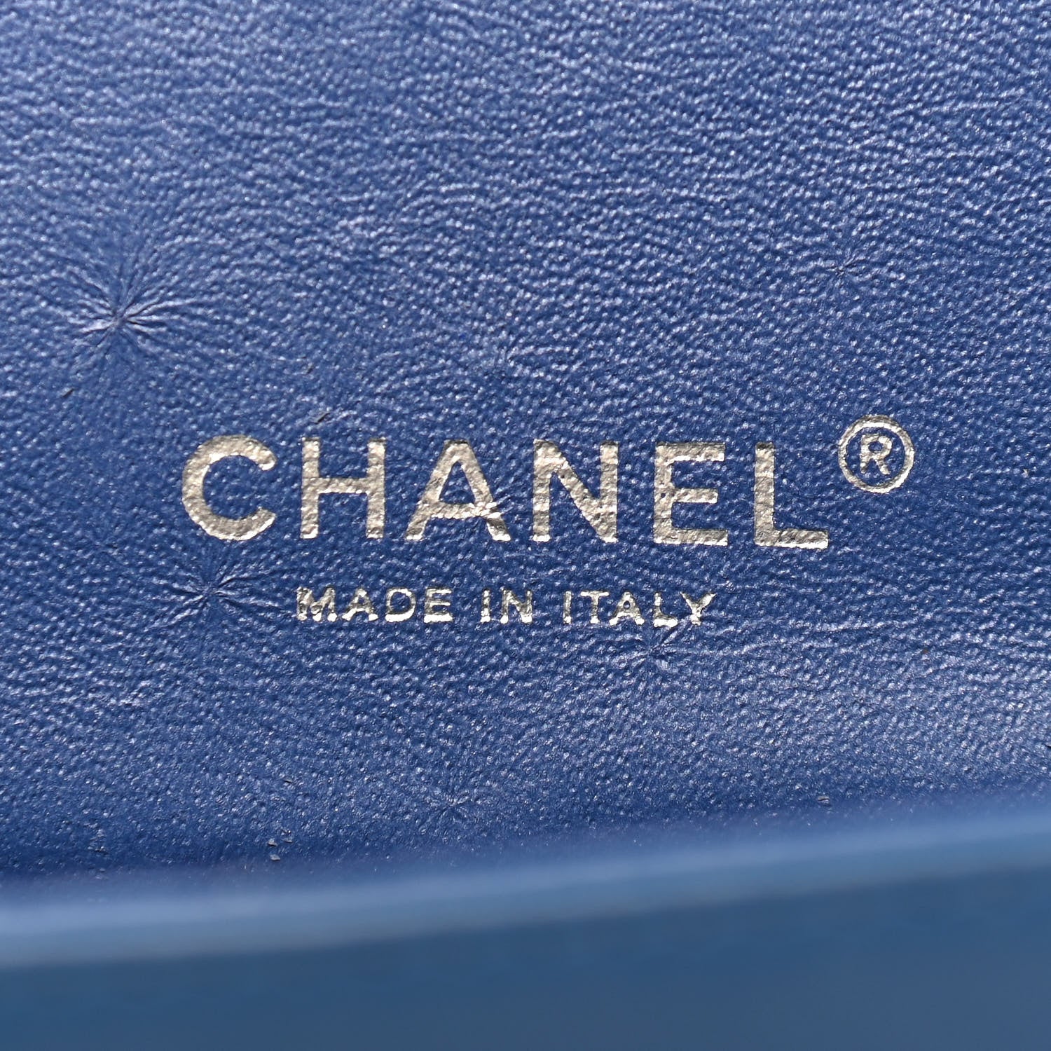 Chanel Patent Quilted Maxi Double Flap Blue 5 of 8