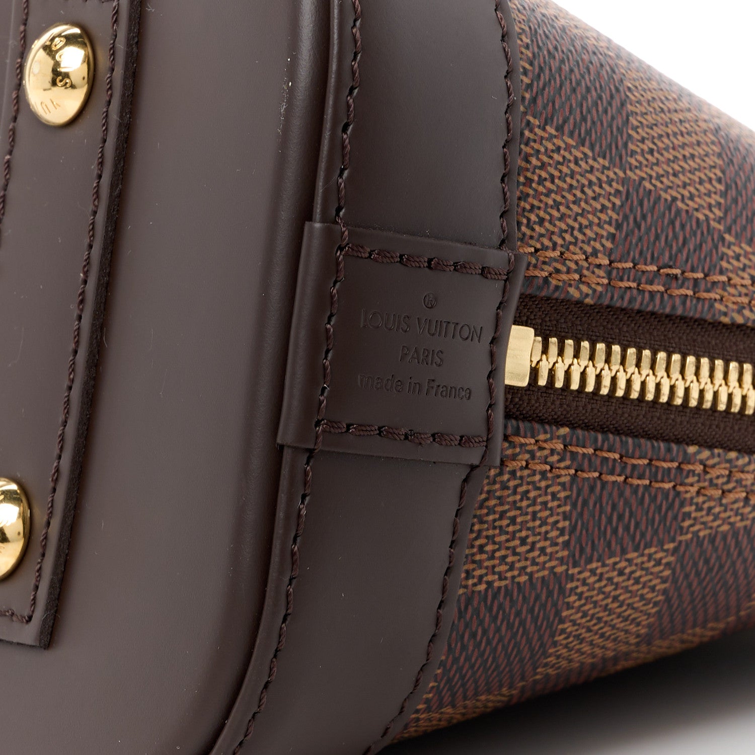 Louis Vuitton Damier Ebene Alma BB 8 of 13