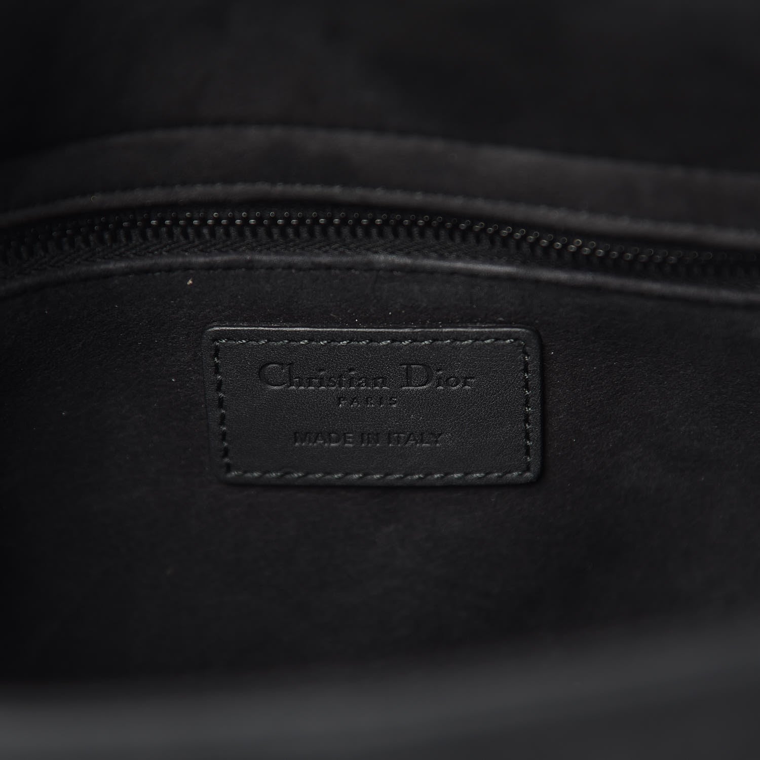 Christian Dior Ultra Matte Calfskin Cannage Medium Lady Dior Black 6 of 12