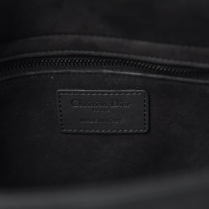 Christian Dior Ultra Matte Calfskin Cannage Medium Lady Dior Black 6 of 12