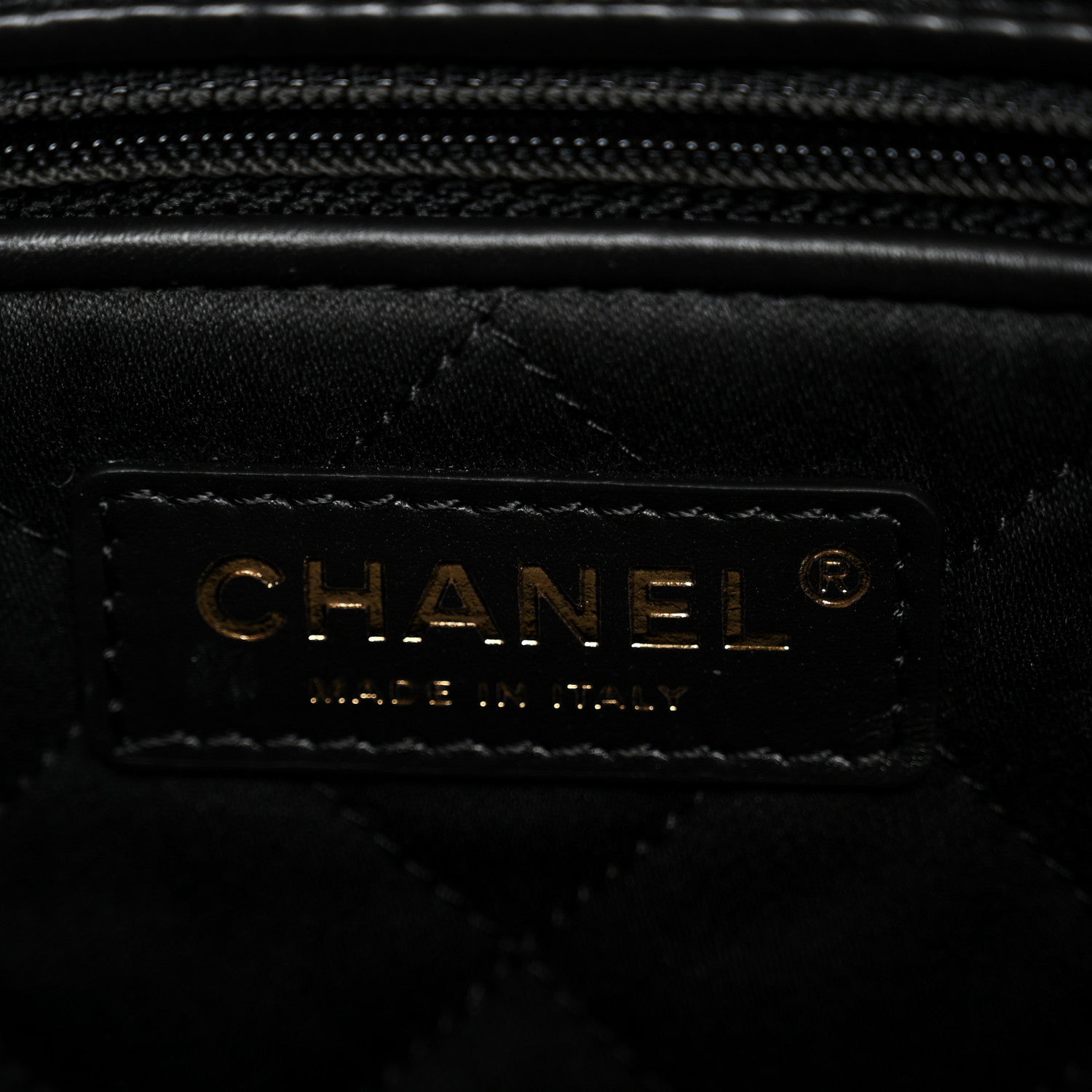 Chanel Shiny Calfskin Quilted Small Chanel 22 Black 7 of 11