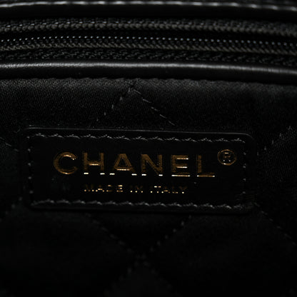 Chanel Shiny Calfskin Quilted Small Chanel 22 Black 7 of 11