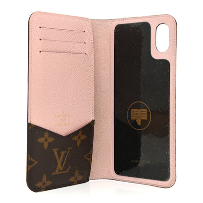 Louis Vuitton Monogram iPhone XS Max Folio Case Rose Ballerine 4 of 9