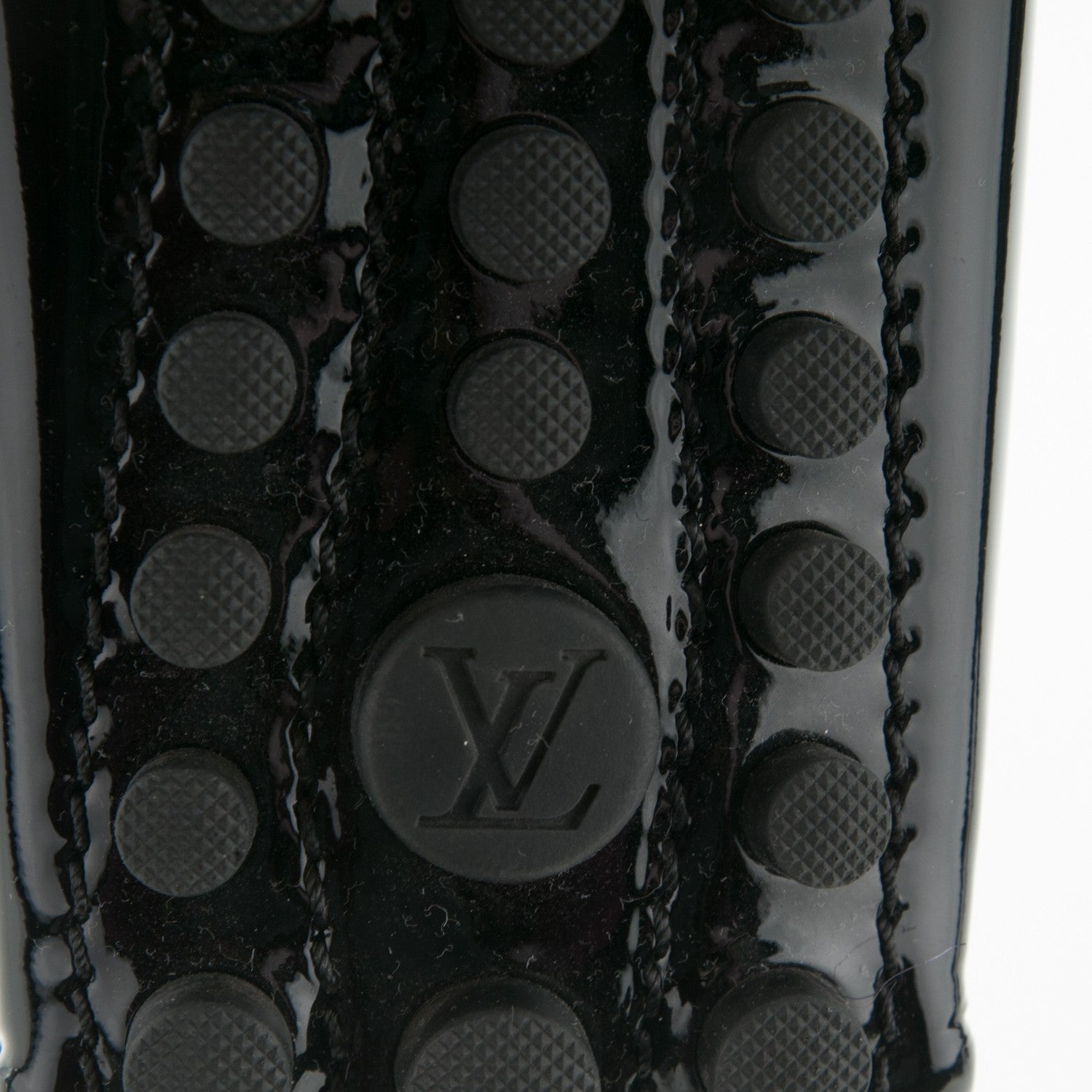 Louis Vuitton Patent Calfskin Oxford Loafers 35.5 Black 6 of 7