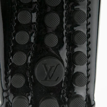 Louis Vuitton Patent Calfskin Oxford Loafers 35.5 Black 6 of 7