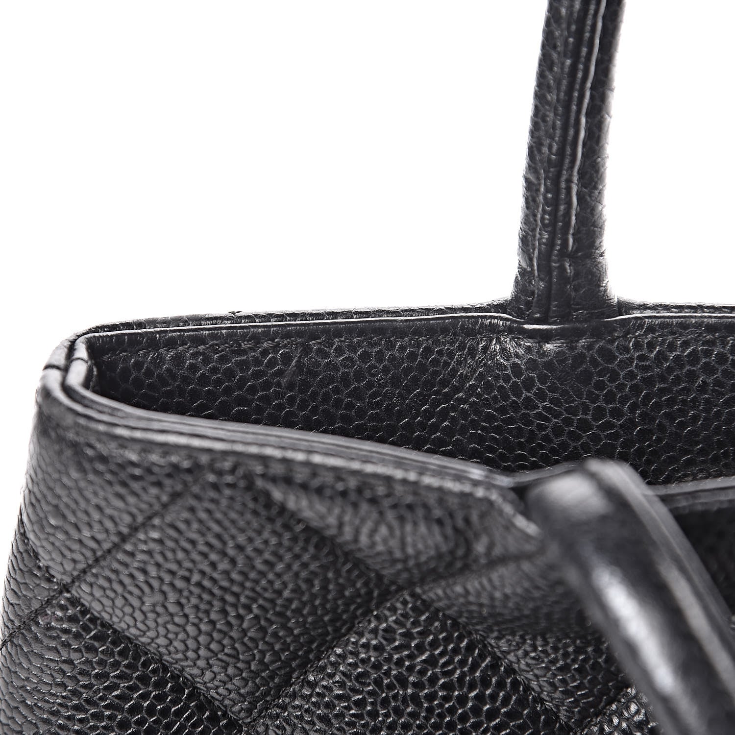 Chanel Caviar Quilted Medallion Tote Black 8 of 13