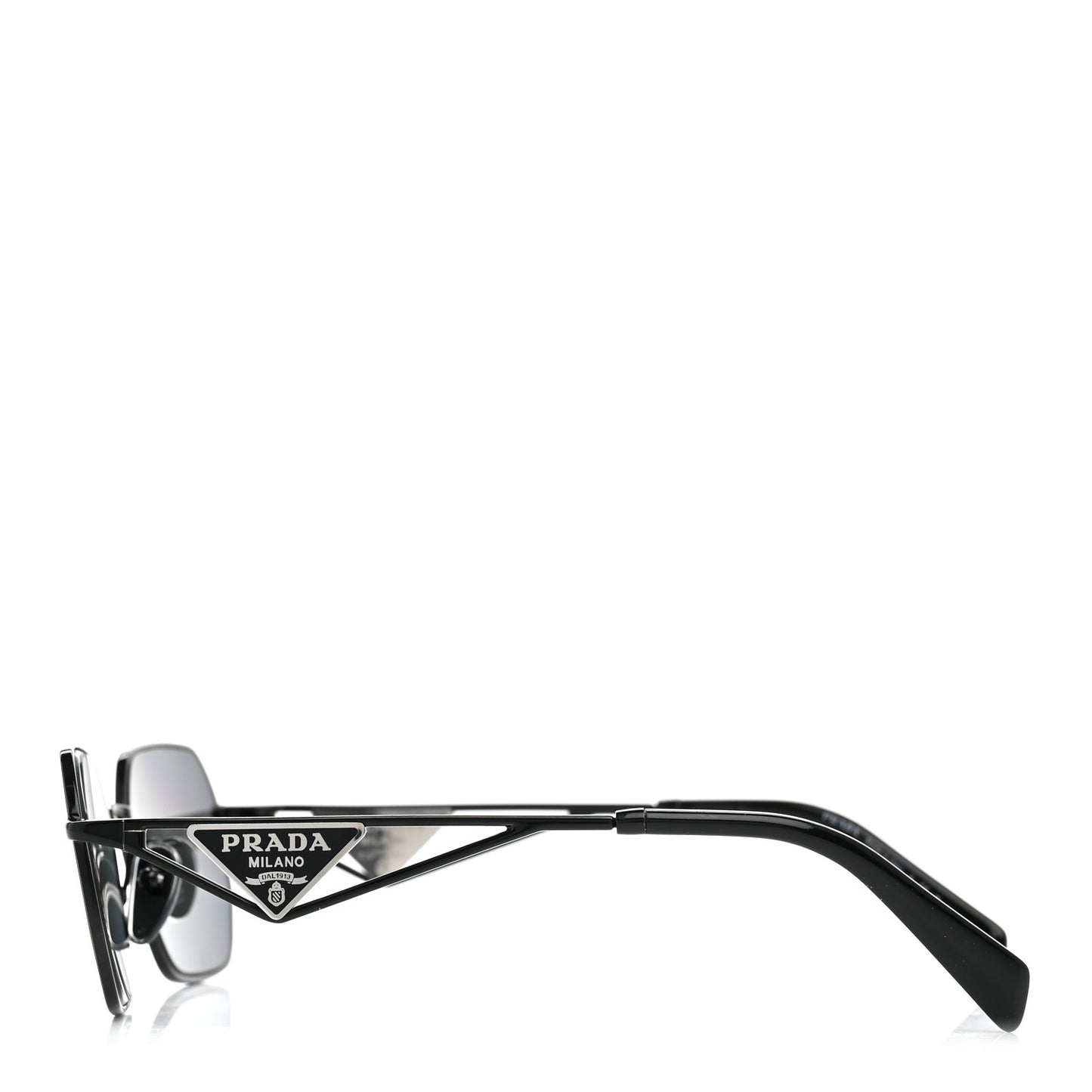 Metal Symbole Triangle Logo Sunglasses SPR A51 Black