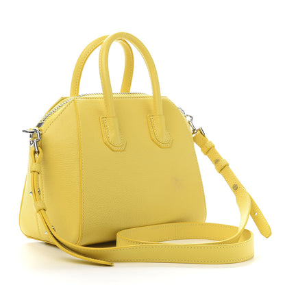 Givenchy Sugar Goatskin Mini Antigona Yellow 3 of 14